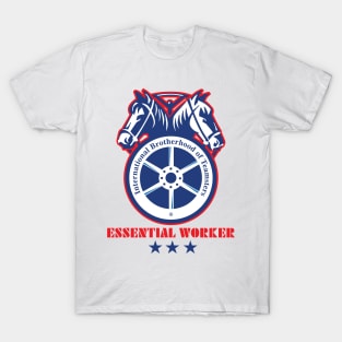 Essential worker, Costco colors union warehouse worker Teamsters gifts T-Shirt